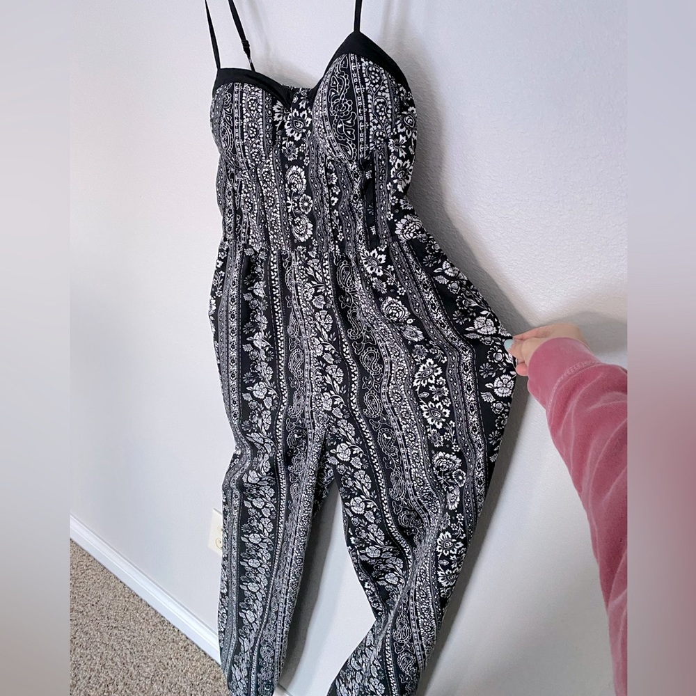 Band of Gypsies Black and White Jumpsuit